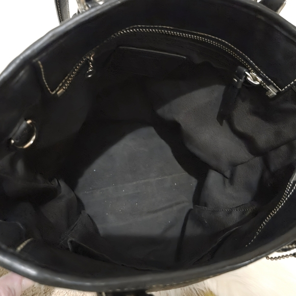 Coach Legacy Hampton Gallery Tote (Style F10412) in Black Leather - Vintage - Picture 7 of 8